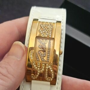 Guess Gold Swarovski Crystal Watch